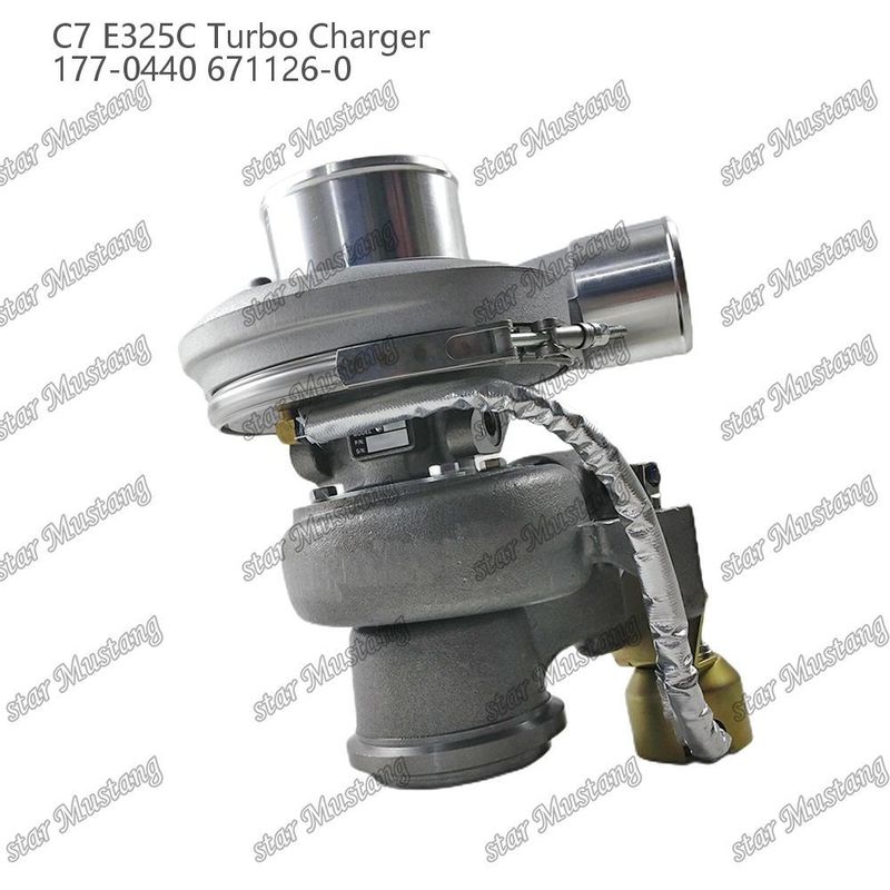 Turbocompressor C7 E325C 177-0440 671126-0 Parte do motor com estrutura integral e 6 meses