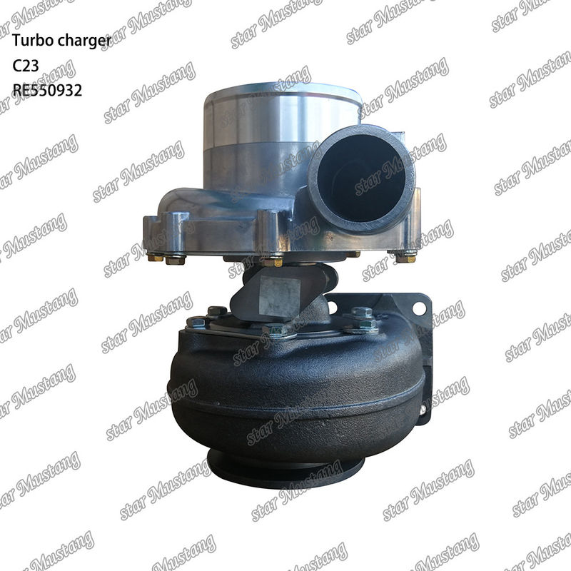 C23 228 John Deere RE550932 MOTOR TURBO CHARGER Parte do motor com estrutura integral e 6 meses