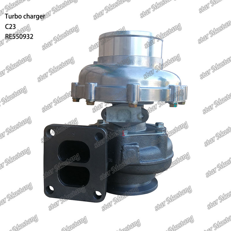 C23 228 John Deere RE550932 MOTOR TURBO CHARGER Parte do motor com estrutura integral e 6 meses