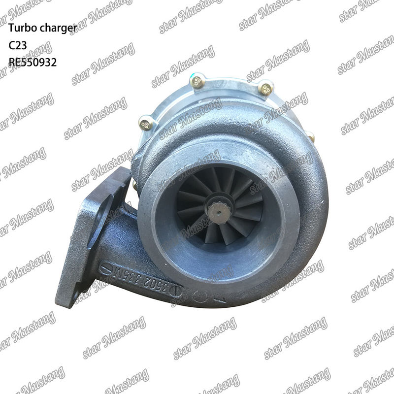 C23 228 John Deere RE550932 MOTOR TURBO CHARGER Parte do motor com estrutura integral e 6 meses