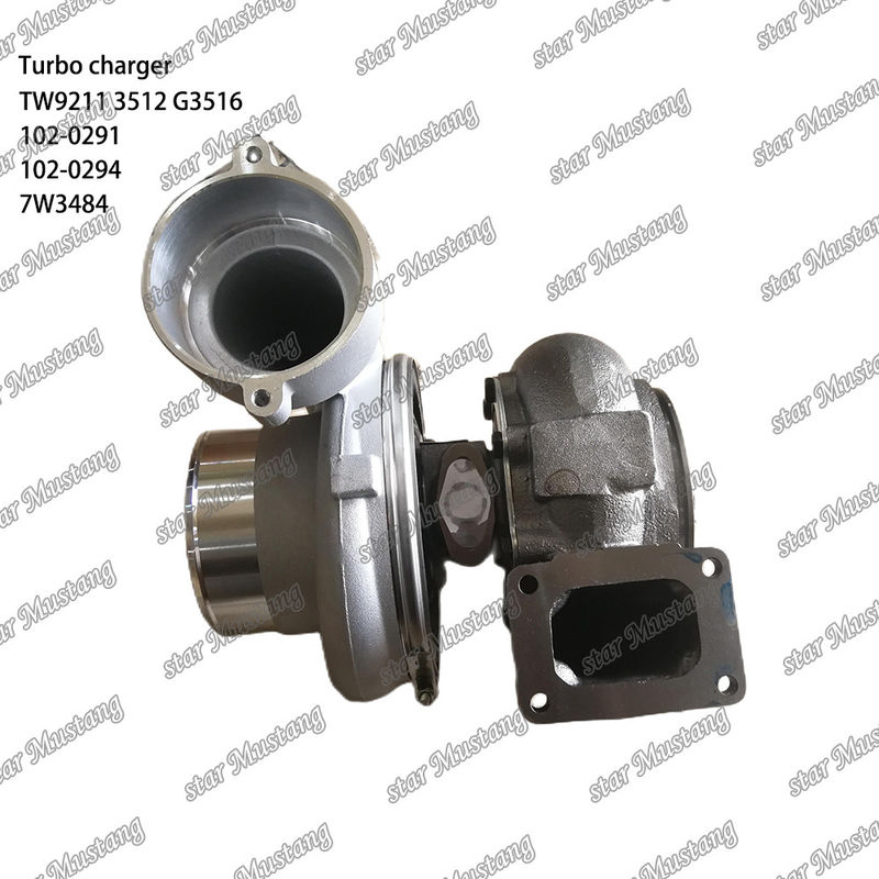 Turbocompressor TW9211 3512 G3516 102-0291 102-0294 7W3484 Parte do motor com estrutura integral e 6 meses