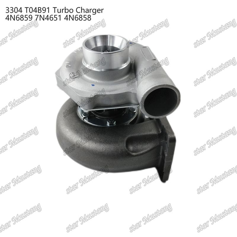Turbocompressor T04B91 3304 4N6859 7N4651 4N6858 Parte do motor com estrutura integrada e 6 meses