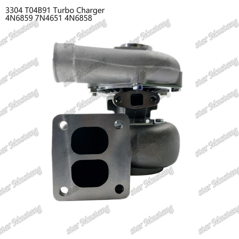 Turbocompressor T04B91 3304 4N6859 7N4651 4N6858 Parte do motor com estrutura integrada e 6 meses