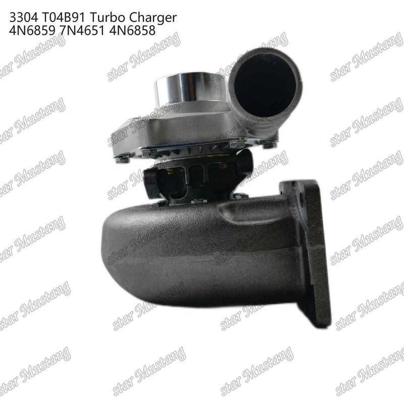 Turbocompressor T04B91 3304 4N6859 7N4651 4N6858 Parte do motor com estrutura integrada e 6 meses