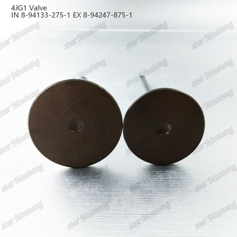 Válvula 4JG1 IN 8-94133-275-1 EX 8-94247-875-1 para peças sobressalentes de motores Isuzu