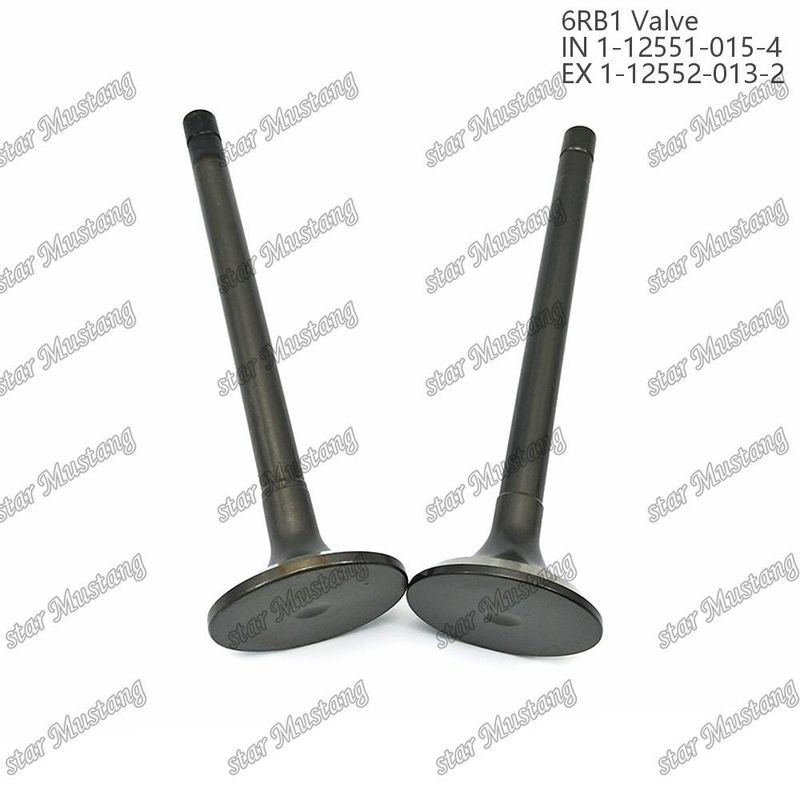 Valva 6RB1 IN 1-12551-015-4 EX 1-12552-013-2 Adequada para peças de reposição de motores Isuzu