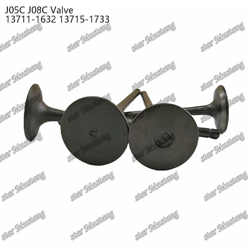 Valva J05C J08C 13711-1632 13715-1733 Adequada para peças de reposição de motores Hino