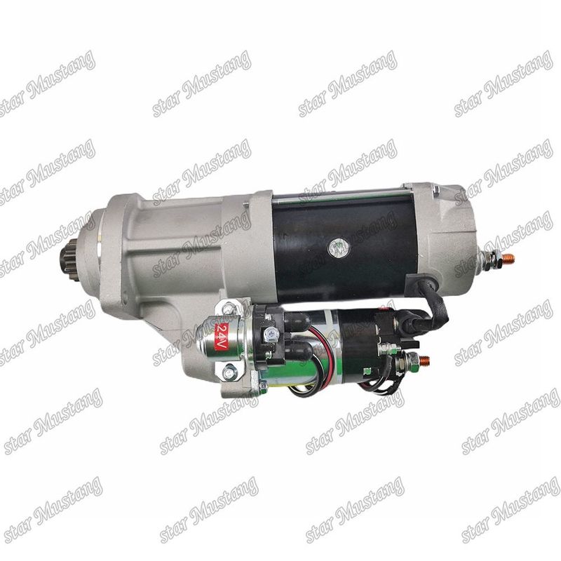 QSB6.7 R290-9 Motor motor de arranque 24V 10T 7.5KW Para peças sobressalentes do motor CUMMINS