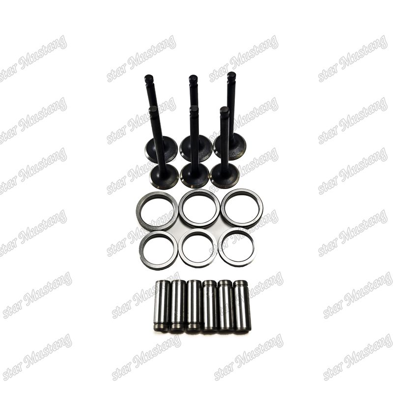 Assento e guia da válvula 3TNE68 129900-32001 129900-32002 129100-51300 120130-11860 com estado de existência da estrutura integral