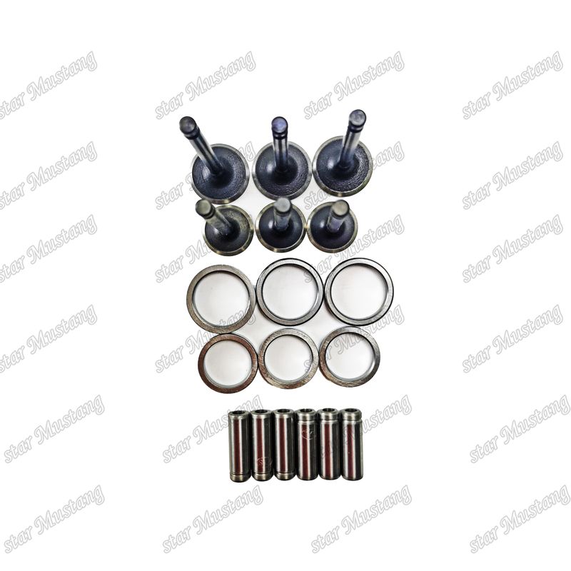 Assento e guia da válvula 3TNE68 129900-32001 129900-32002 129100-51300 120130-11860 com estado de existência da estrutura integral