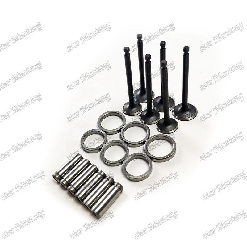Assento e guia da válvula 3TNE68 129900-32001 129900-32002 129100-51300 120130-11860 com estado de existência da estrutura integral