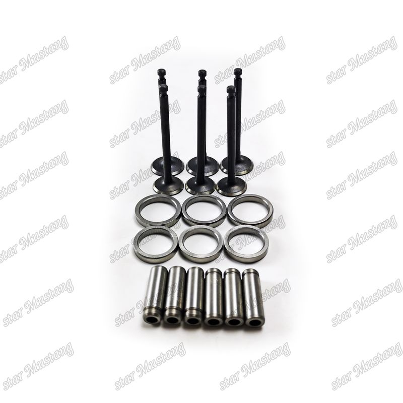 Assento e guia da válvula 3TNE68 129900-32001 129900-32002 129100-51300 120130-11860 com estado de existência da estrutura integral