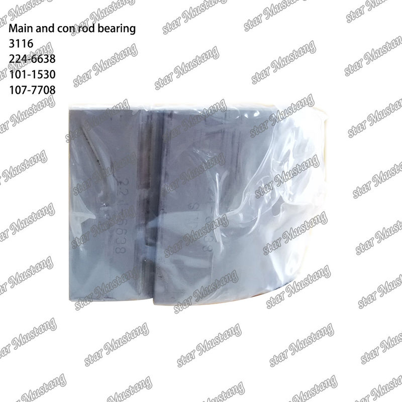Rolamentos principais e rolamentos de barra 3116 224-6638 101-1530 107-7708 Std Adequados para peças sobressalentes de motores Caterpillar