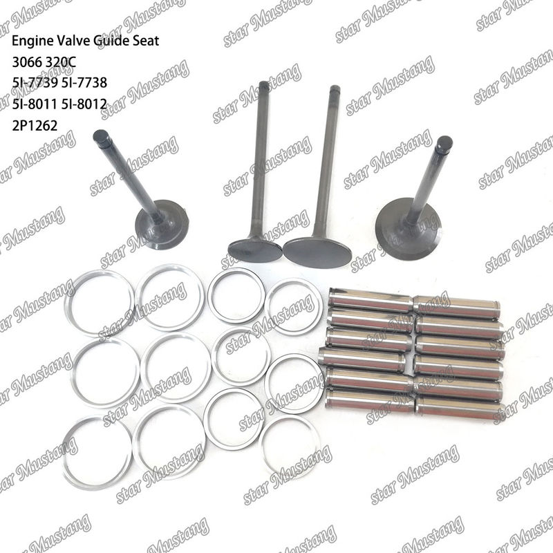 Guia de válvulas 3066 320C 5I-7739 5I-7738 5I-8011 5I-8012 2P1262 Parte do motor com estrutura integrada e estado de estoque de 6 meses