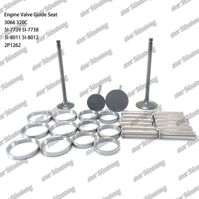 Guia de válvulas 3066 320C 5I-7739 5I-7738 5I-8011 5I-8012 2P1262 Parte do motor com estrutura integrada e estado de estoque de 6 meses