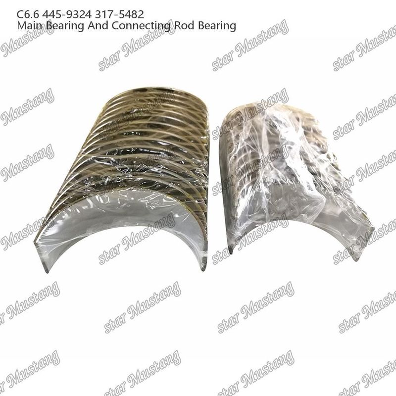 Rolamentos principais e rolamentos de travões C6.6 STD 445-9324 317-5482 Adequados para peças sobressalentes de motores Caterpillar