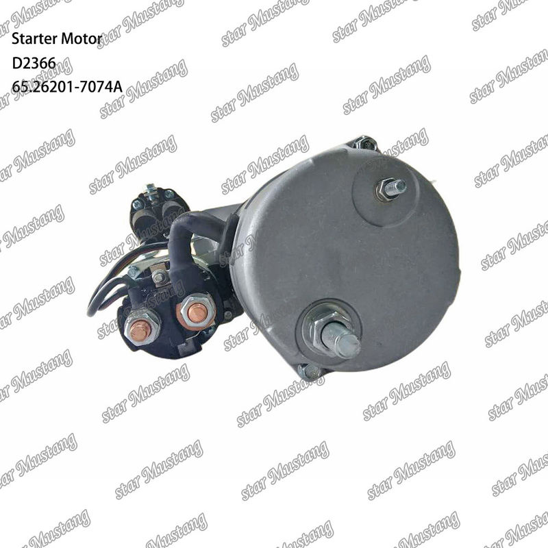 D2366 Motor de arranque Motor 39MT 24V 9.0KW 11T 65.26201-7074A Para DOOSAN DAEWOO Peças sobressalentes do motor