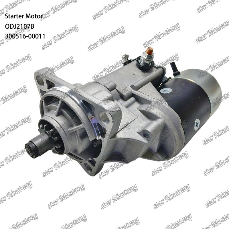 QDJ2107B Motor de arranque 300516-00011 24V 11T 4.5KW Para DOOSAN DAEWOO Peças sobressalentes do motor