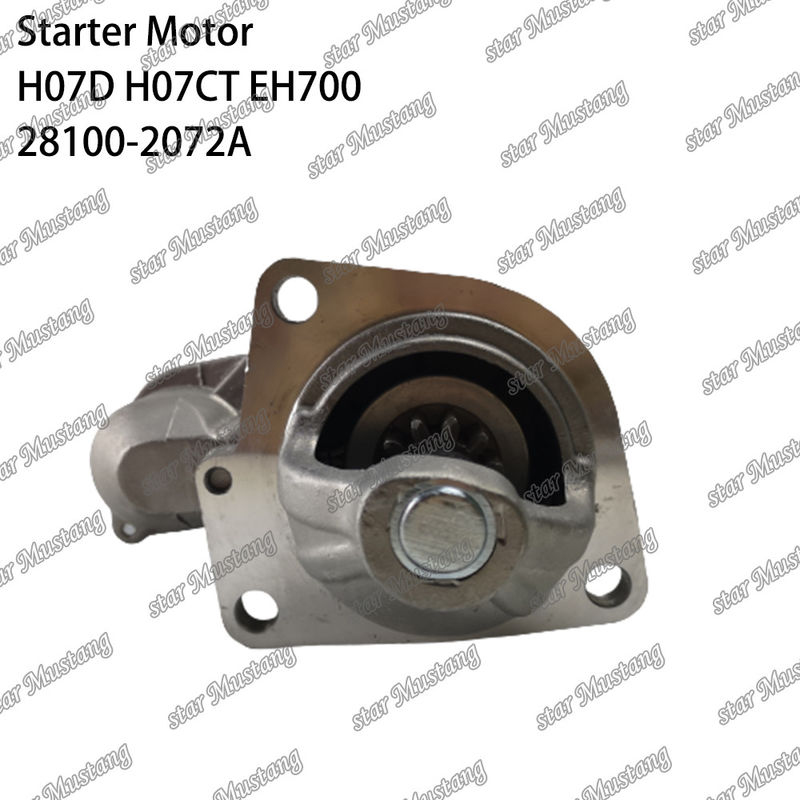 H07D H07CT EH700 EX220-5 Motor de arranque 24V 11T 5.5KW 28100-2072A 28100-1443A 28100-2271 Para peças sobressalentes de motores HINO