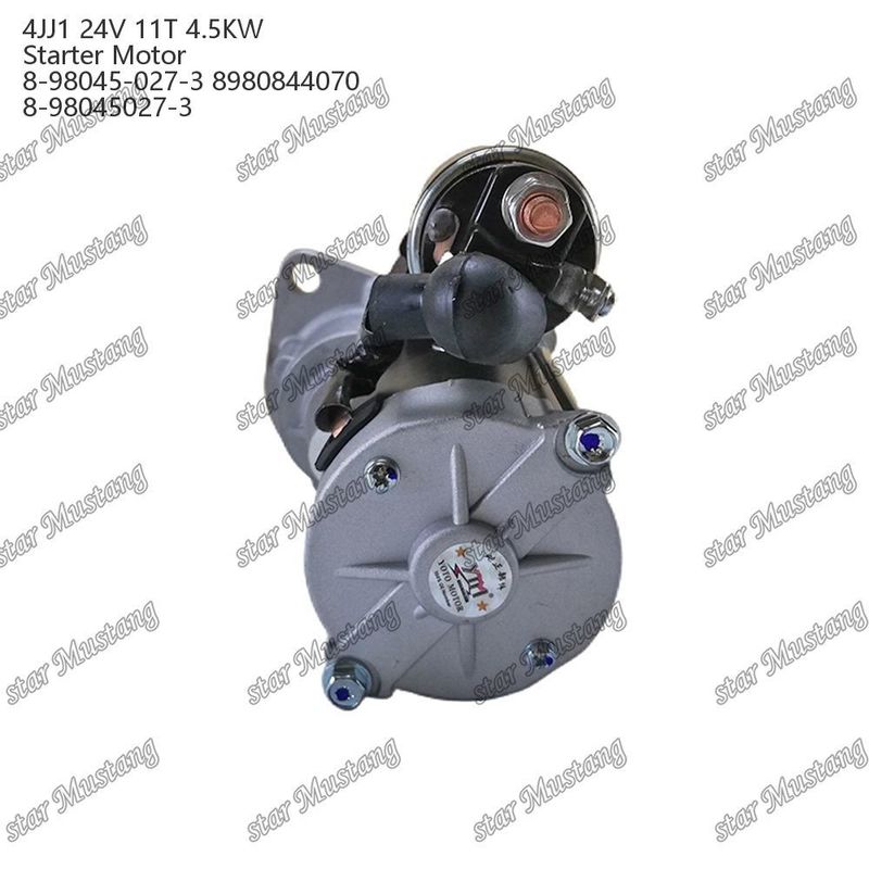 4JJ1 Motor de arranque 24V 11T 4.5KW 8-98045-027-3 8980844070 8-98045027-3 Para peças de reposição do motor ISUZU