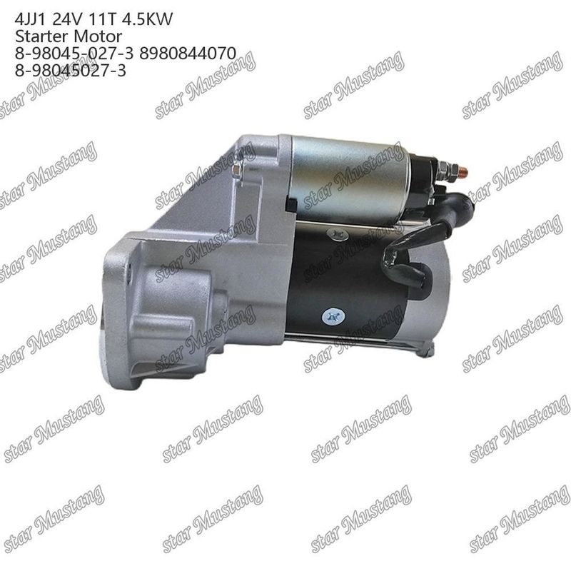 4JJ1 Motor de arranque 24V 11T 4.5KW 8-98045-027-3 8980844070 8-98045027-3 Para peças de reposição do motor ISUZU