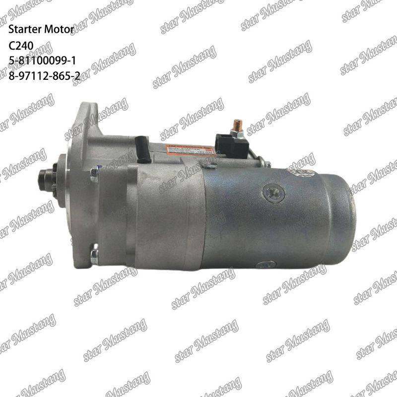 C240 Motor de arranque 9T 12V 5-81100099-1 8-97112-865-2 Para peças sobressalentes do motor ISUZU