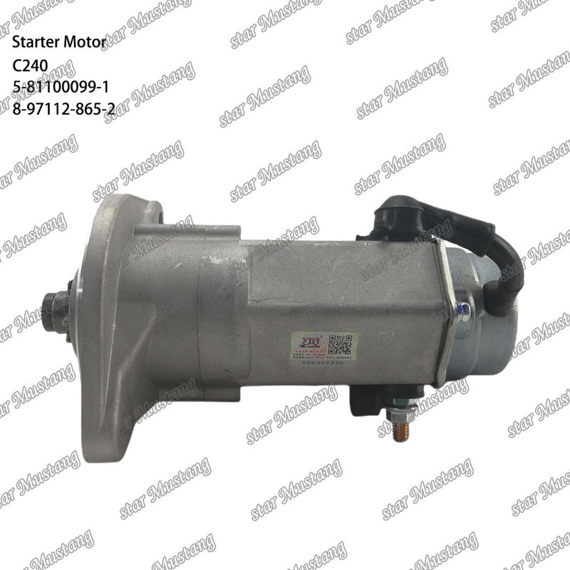 C240 Motor de arranque 9T 12V 5-81100099-1 8-97112-865-2 Para peças sobressalentes do motor ISUZU