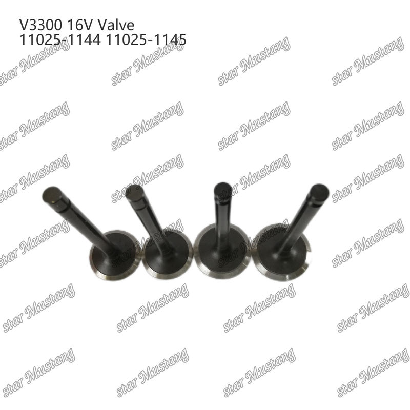 Válvula de estrutura integral original V3300 16V IN 11025-1144 EX 11025-1145 Parte do motor