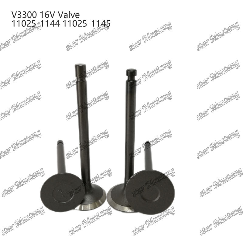 Válvula de estrutura integral original V3300 16V IN 11025-1144 EX 11025-1145 Parte do motor