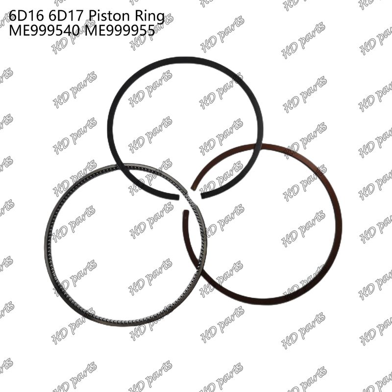 Suporte online Anel de pistão 6D16 6D17 ME999540 ME999955 Adequado para Mitsubishi Motor Peças sobressalentes Gasket do cilindro