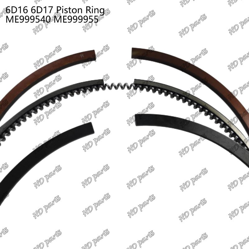 Suporte online Anel de pistão 6D16 6D17 ME999540 ME999955 Adequado para Mitsubishi Motor Peças sobressalentes Gasket do cilindro