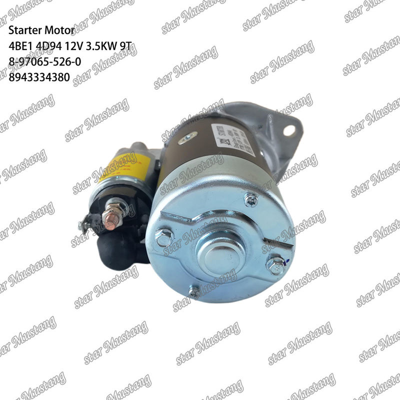 Motor de arranque 4BE1 4D94 12V 9T 8-97065-526-0 8943334380 Adequado para para partes de motores Komatsu