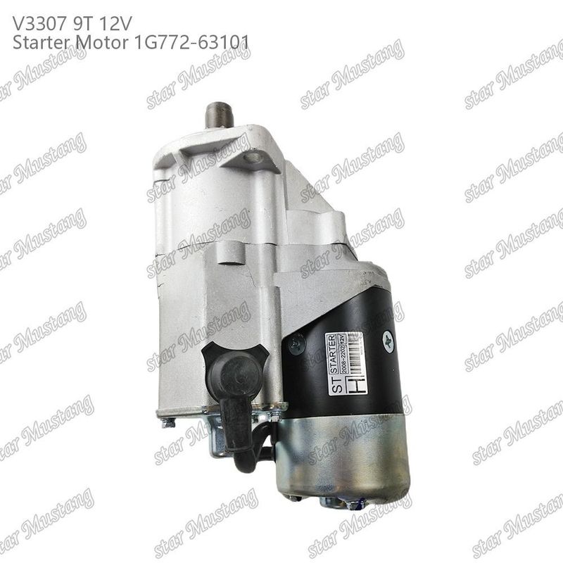 Motor de arranque V3307 9T 12V 1G772-63101 Adequado Para Para Peças do motor KUBOTA