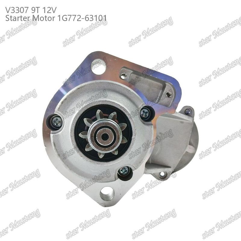 Motor de arranque V3307 9T 12V 1G772-63101 Adequado Para Para Peças do motor KUBOTA