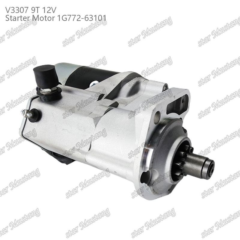 Motor de arranque V3307 9T 12V 1G772-63101 Adequado Para Para Peças do motor KUBOTA