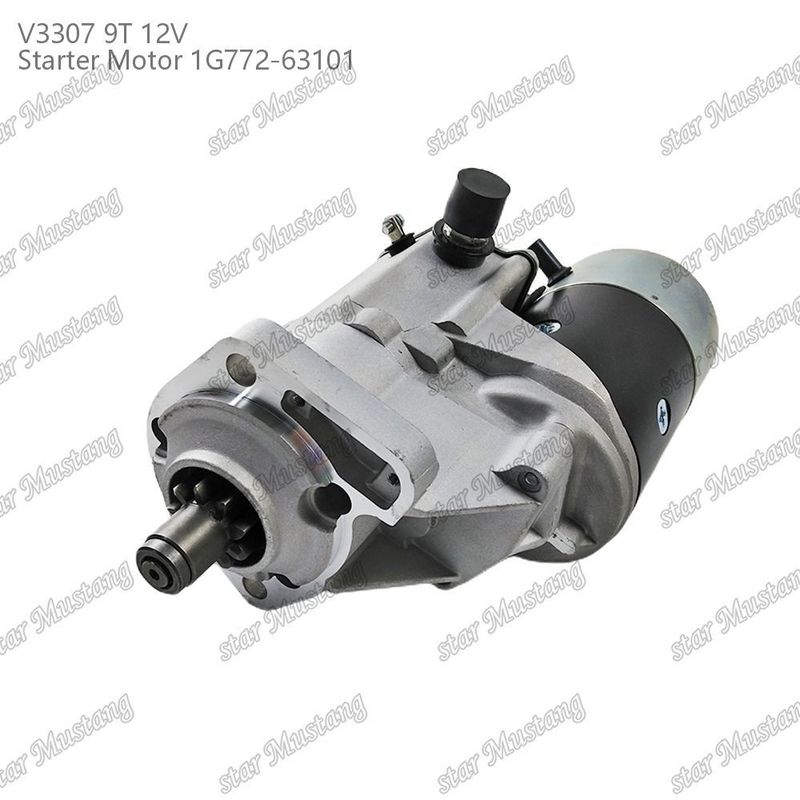 Motor de arranque V3307 9T 12V 1G772-63101 Adequado Para Para Peças do motor KUBOTA