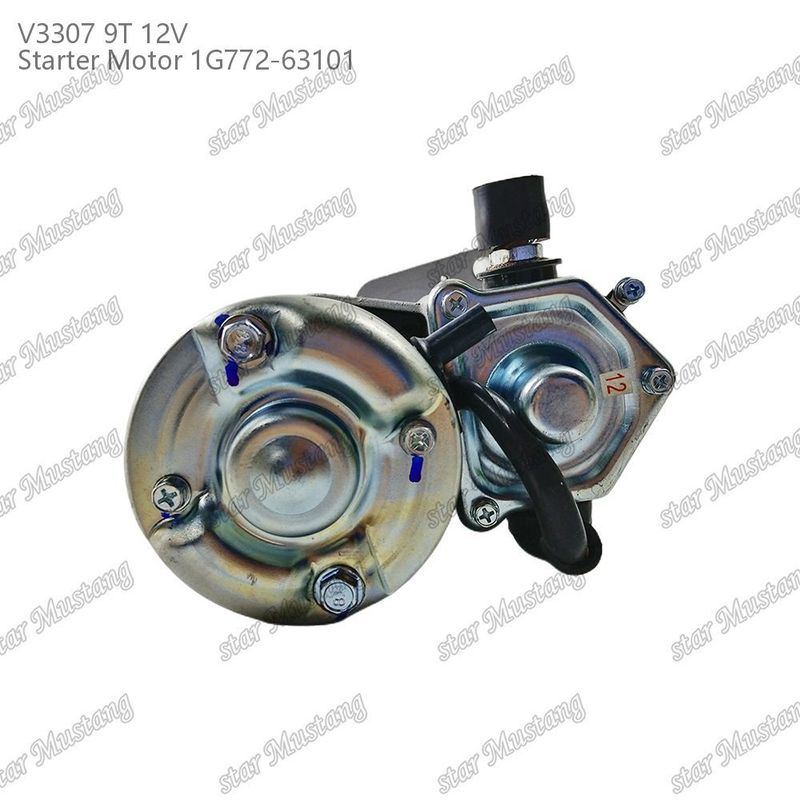 Motor de arranque V3307 9T 12V 1G772-63101 Adequado Para Para Peças do motor KUBOTA