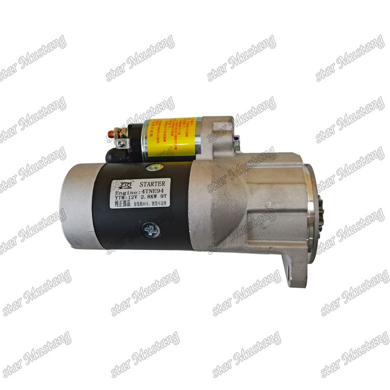 4TNE94 Motor de arranque de motor 12V 2.8KW 9T Para YANMAR Peças sobressalentes de motor