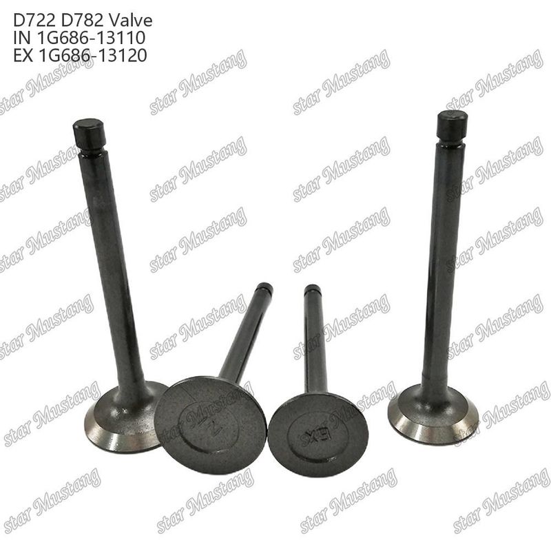 Válvula de estrutura integral ZB400 ZB500 Z400 Z430 Z482 D722 D782 IN 14601-13110 EX 14601-13120 Diesel Engine Parts Original Stock com suporte online Após