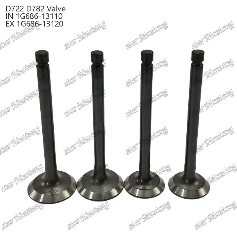 Válvula de estrutura integral ZB400 ZB500 Z400 Z430 Z482 D722 D782 IN 14601-13110 EX 14601-13120 Diesel Engine Parts Original Stock com suporte online Após