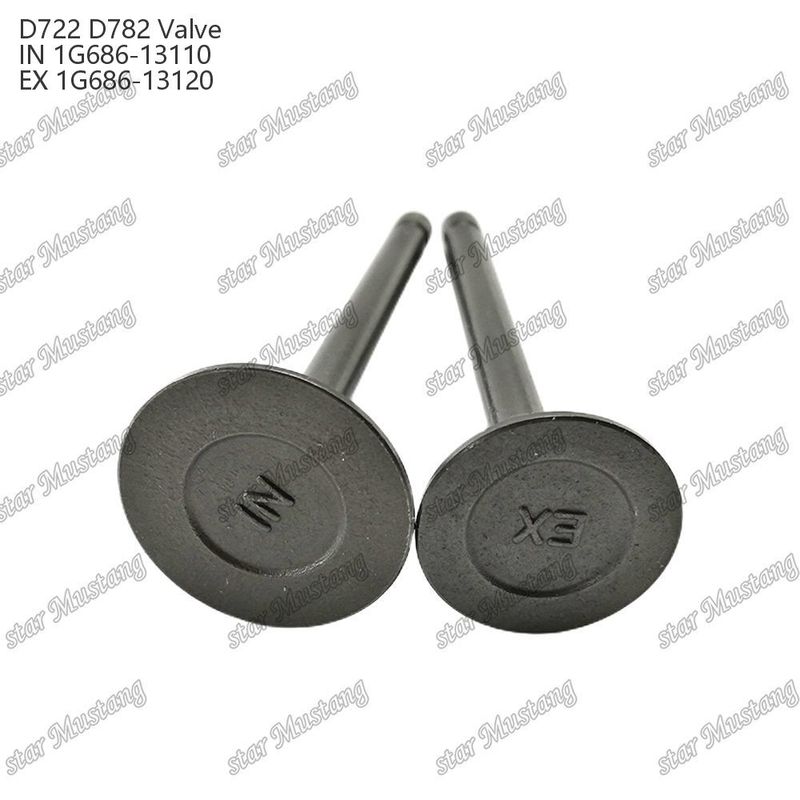 Válvula de estrutura integral ZB400 ZB500 Z400 Z430 Z482 D722 D782 IN 14601-13110 EX 14601-13120 Diesel Engine Parts Original Stock com suporte online Após