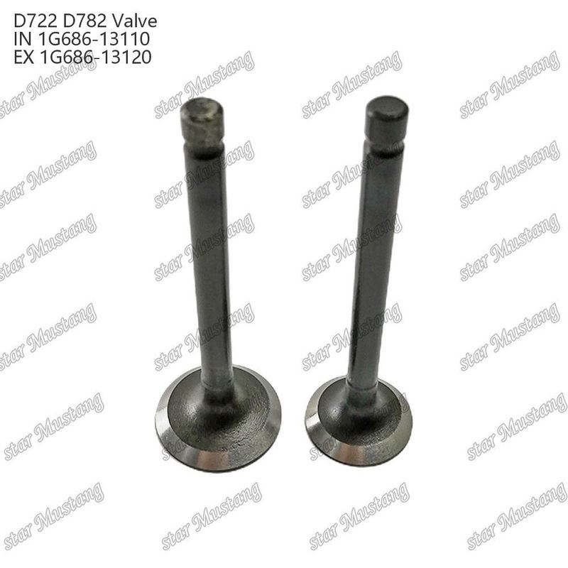 Válvula de estrutura integral ZB400 ZB500 Z400 Z430 Z482 D722 D782 IN 14601-13110 EX 14601-13120 Diesel Engine Parts Original Stock com suporte online Após