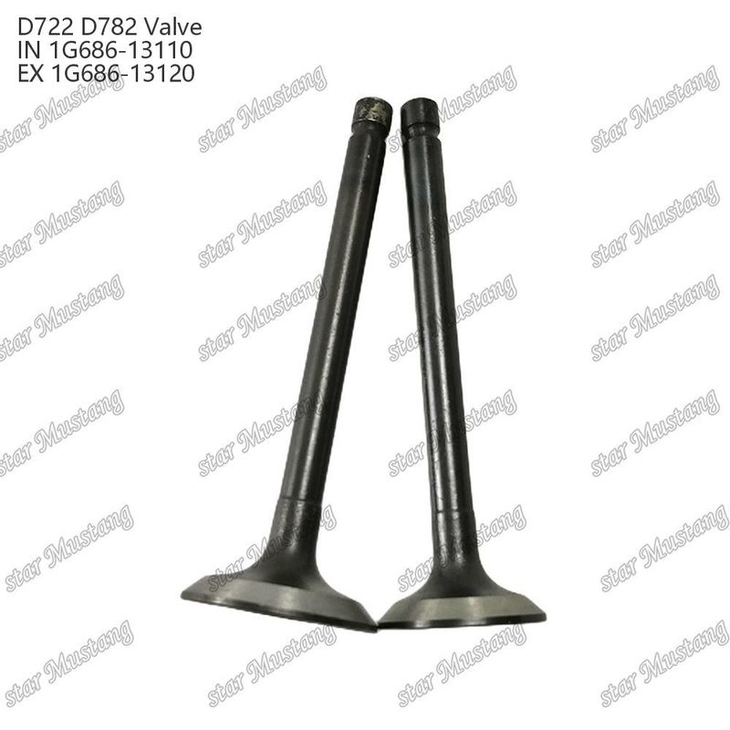 Válvula de estrutura integral ZB400 ZB500 Z400 Z430 Z482 D722 D782 IN 14601-13110 EX 14601-13120 Diesel Engine Parts Original Stock com suporte online Após