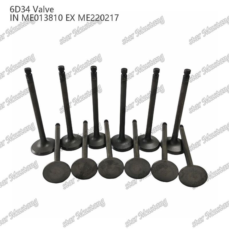 Válvula de estrutura integral 6D34 ME013810 ME220217 Parte do motor diesel Original Stock com suporte online Após
