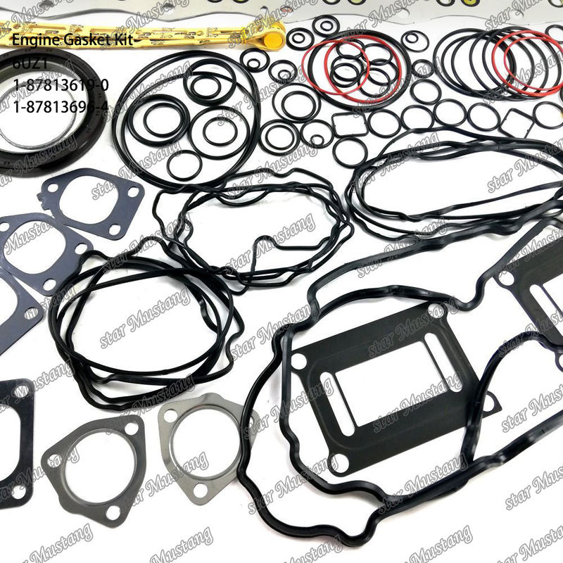 Kit completo de juntas 6UZ1 1-87813619-0 1-87813696-4 Adequado para peças de motores Isuzu