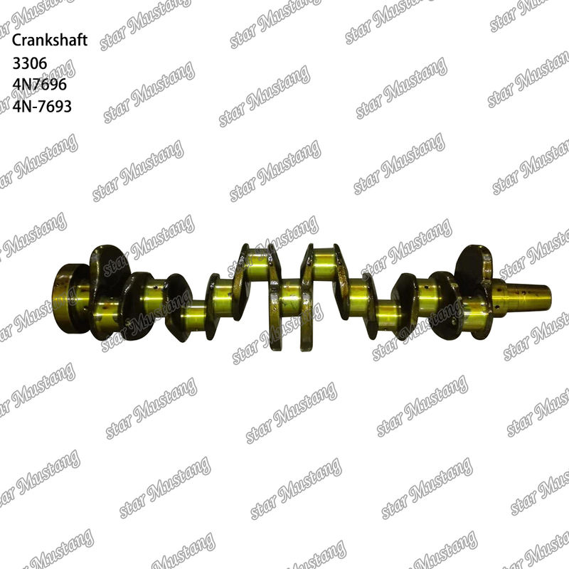 Aço Forjado 4N7696 4N-7693 Peças para Motores Diesel CAT 3306  Escavadeira Ônibus Caminhão  Virabrequim