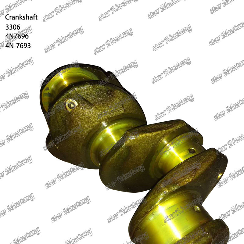 Aço Forjado 4N7696 4N-7693 Peças para Motores Diesel CAT 3306  Escavadeira Ônibus Caminhão  Virabrequim
