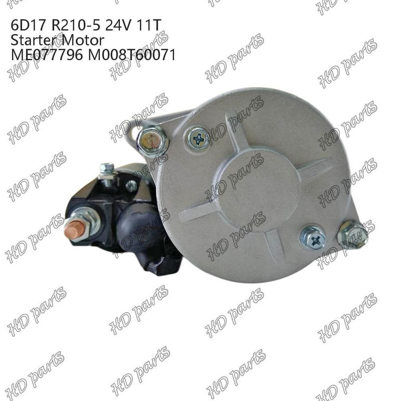 6D17 24V 11T R210-5 ME077796 M008T60071 Motor a diesel Motor de arranque Outra certificação
