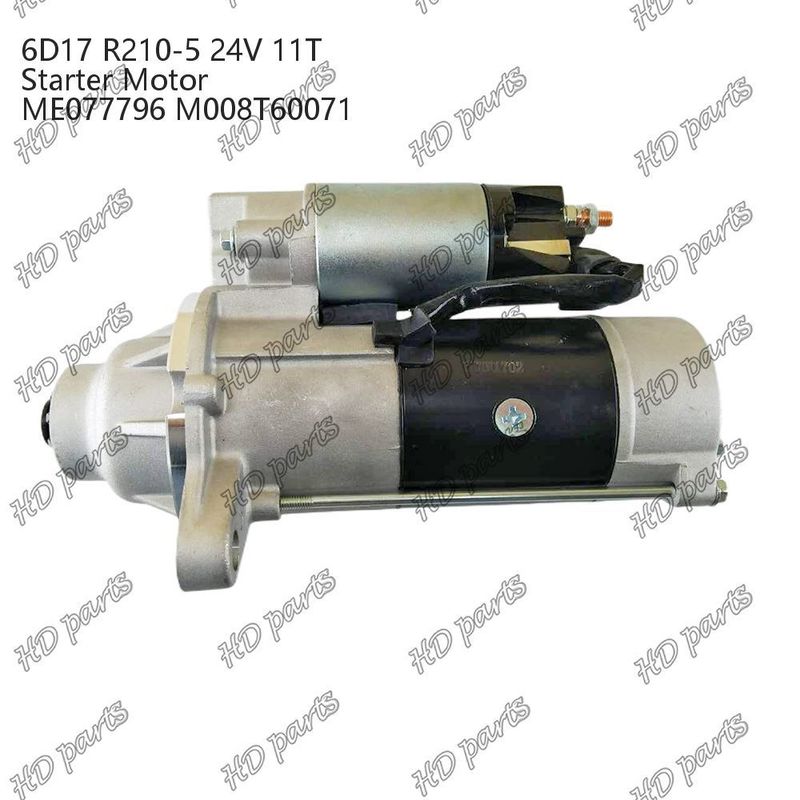 6D17 24V 11T R210-5 ME077796 M008T60071 Motor a diesel Motor de arranque Outra certificação