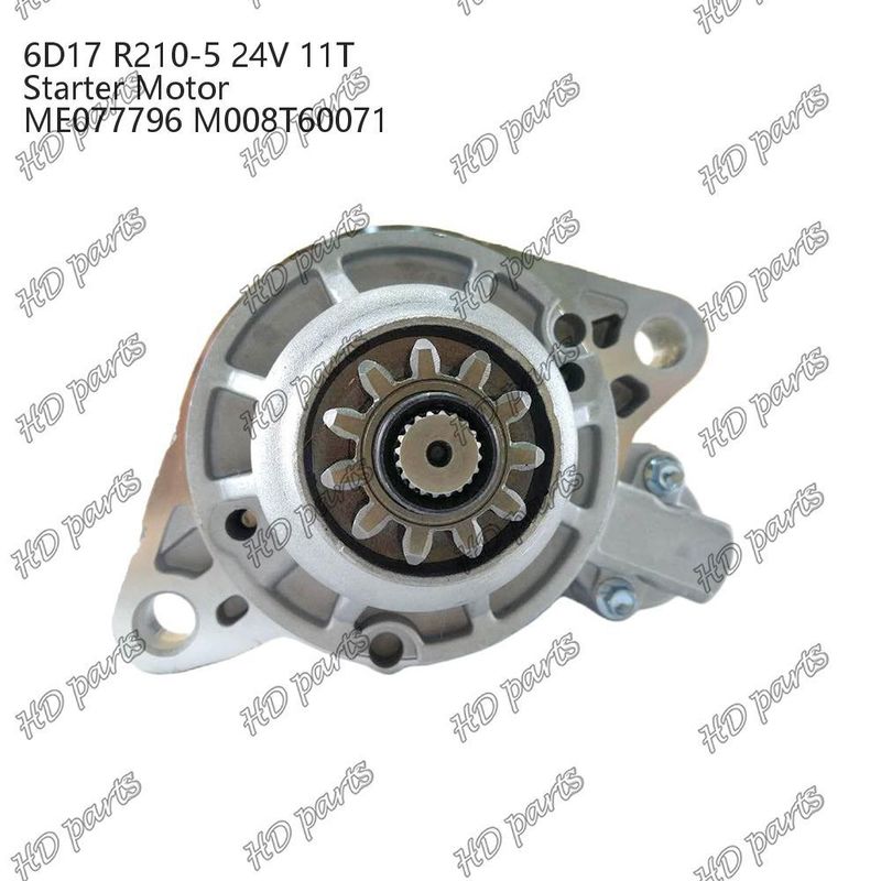 6D17 24V 11T R210-5 ME077796 M008T60071 Motor a diesel Motor de arranque Outra certificação